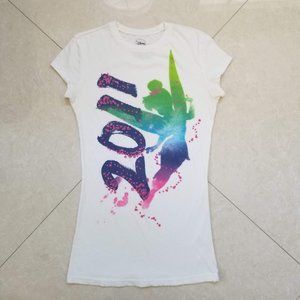 Tinkerbell Slim Fit T-shirt w/ glitter detail XS